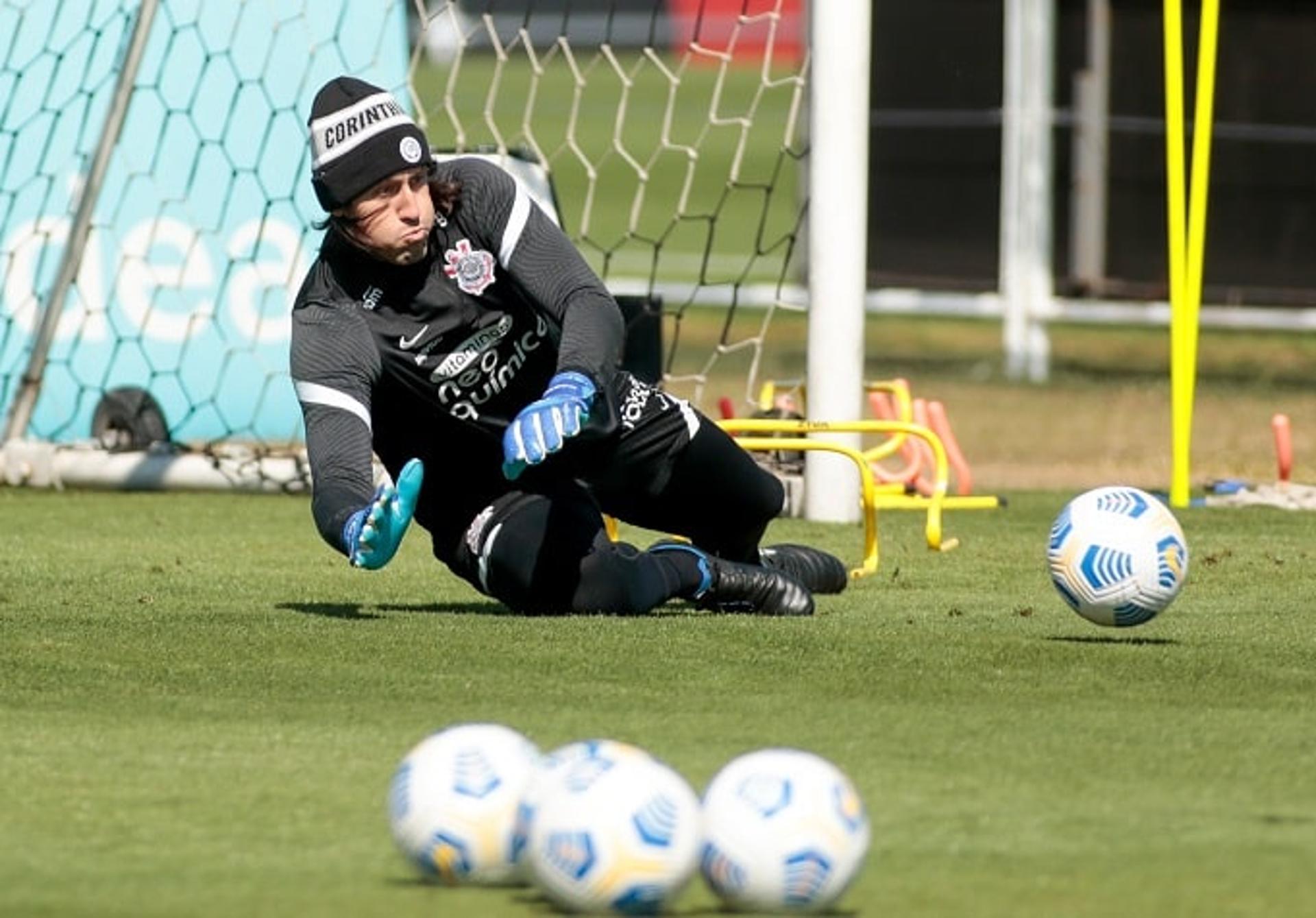 Cássio - Treino Corinthians