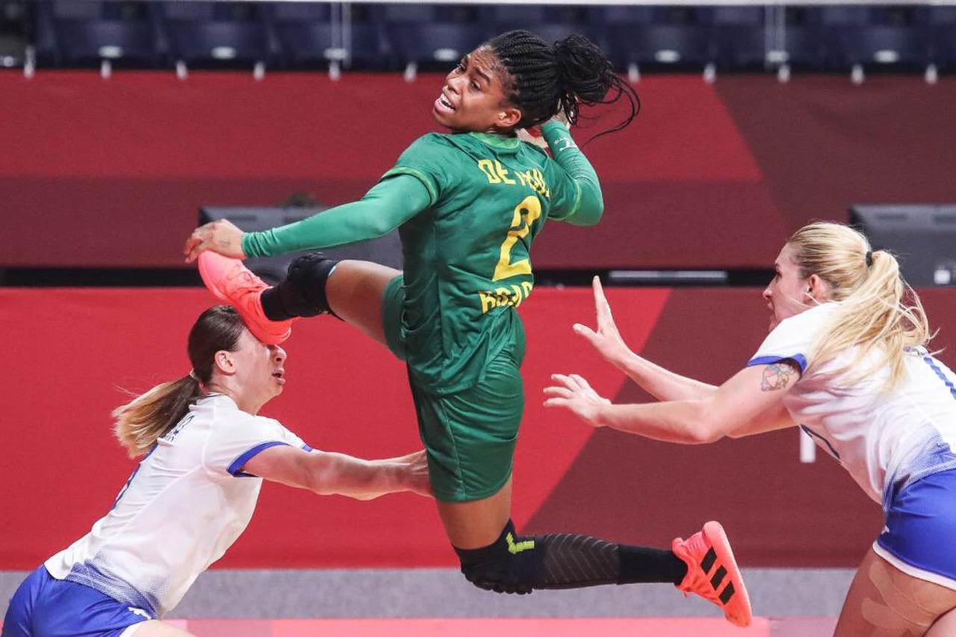 Handebol feminino - Brasil x Comitê Olímpico Russo