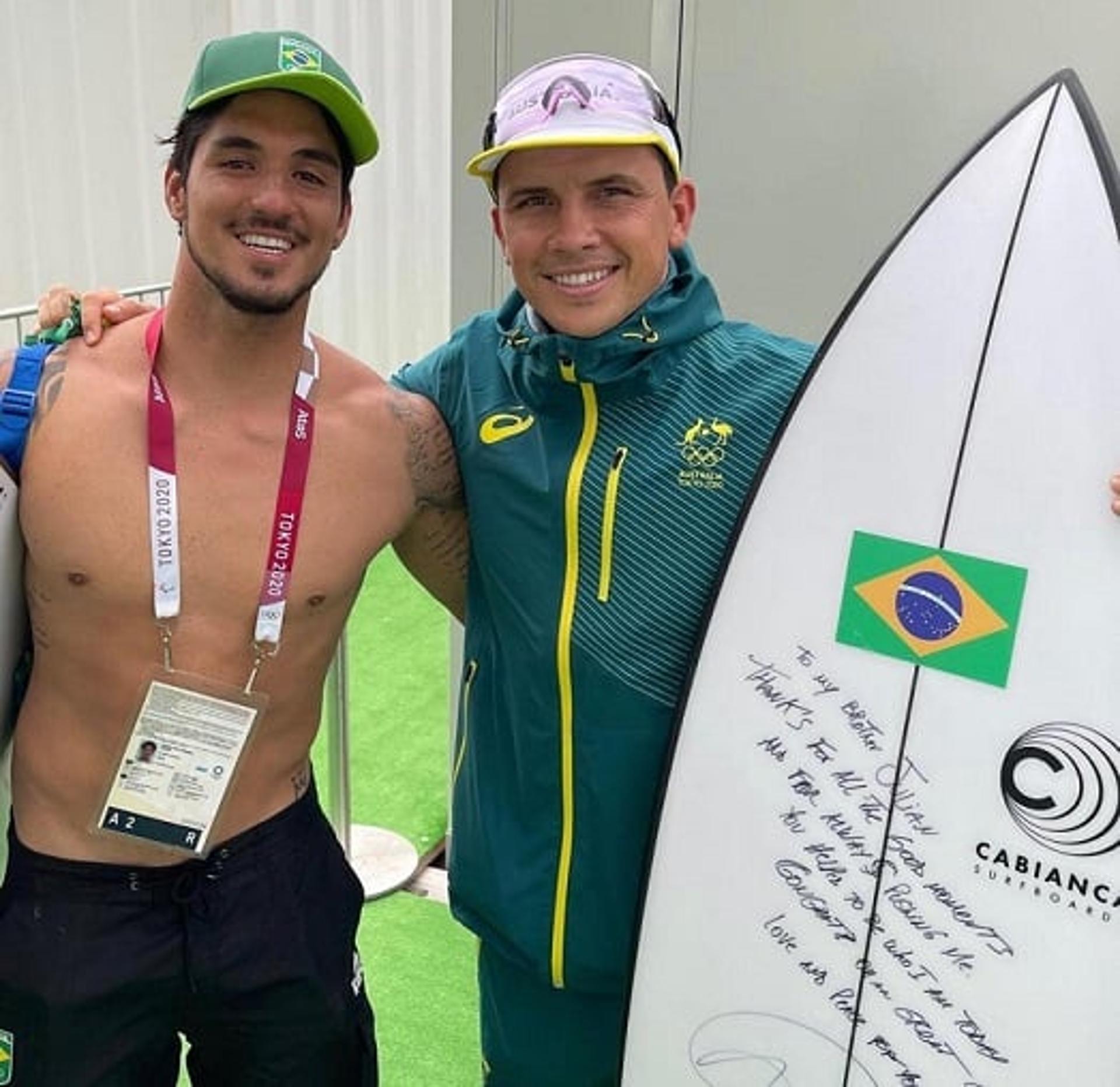 Gabriel Medina e Julian Wilson