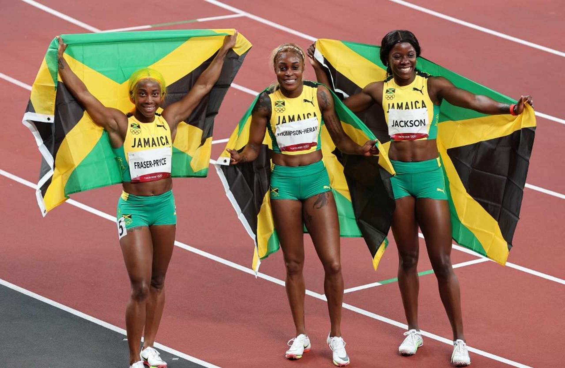 Final dos 100m rasos - Jamaica