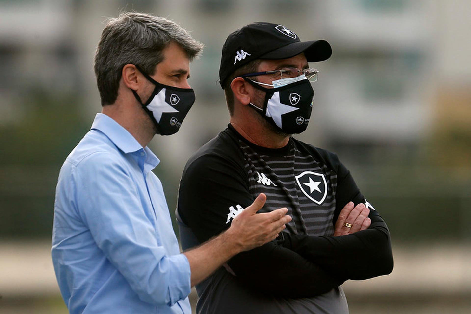 Eduardo Freeland e Enderson Moreira - Botafogo