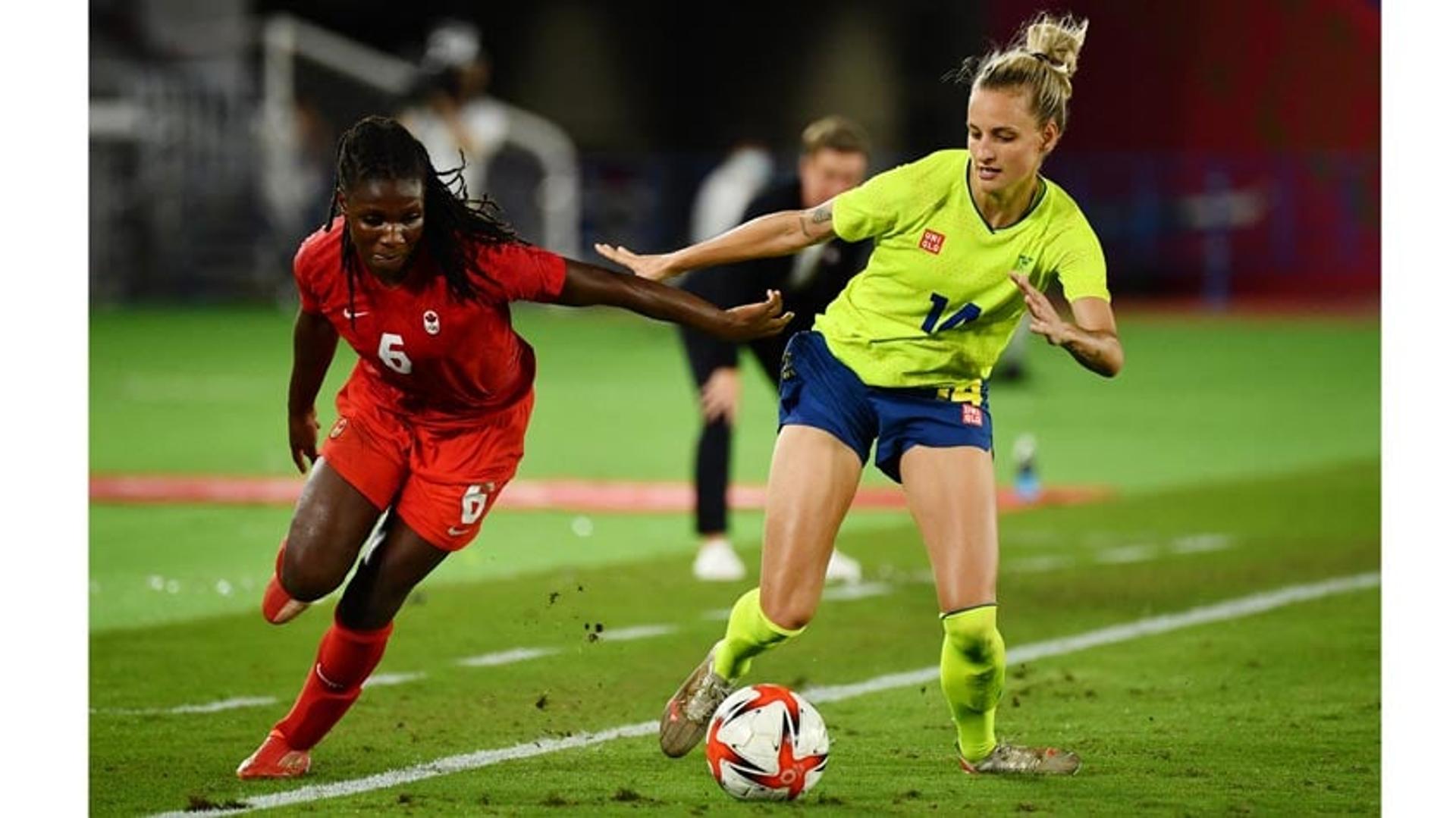 Suécia x Canadá, final do futebol feminino