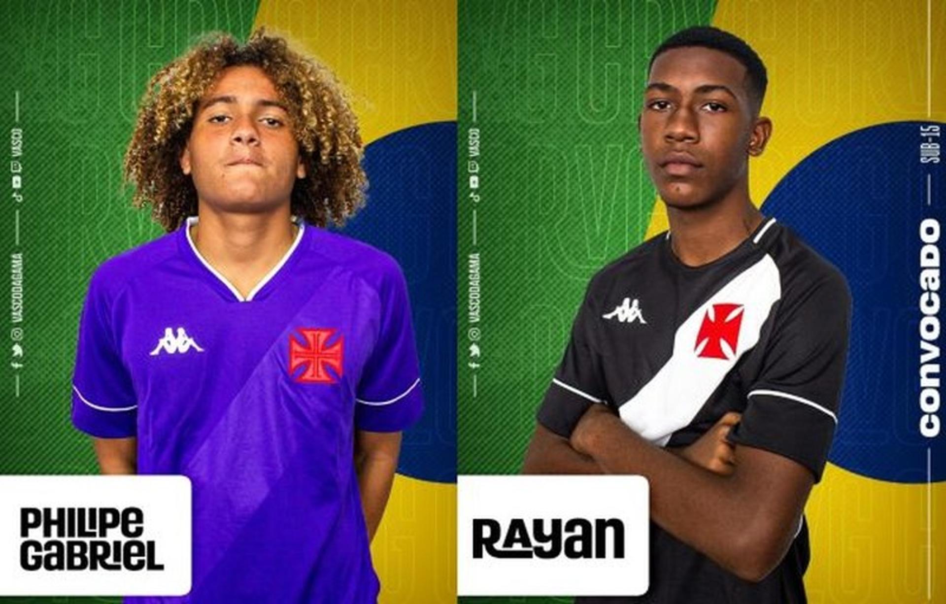 Phillipe Gabriel e Rayan - Vasco Sub-15