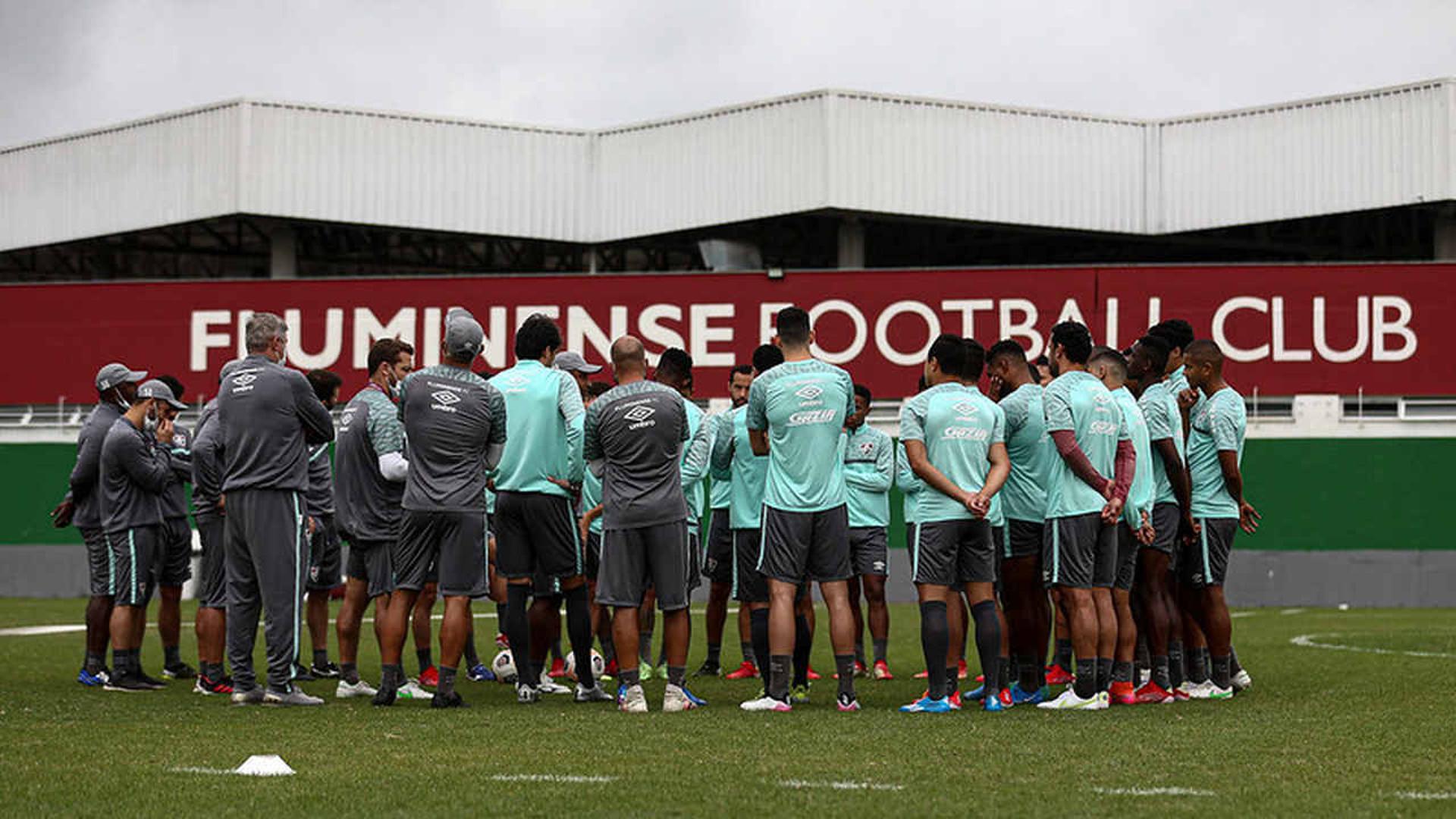 Treino Fluminense - grupo