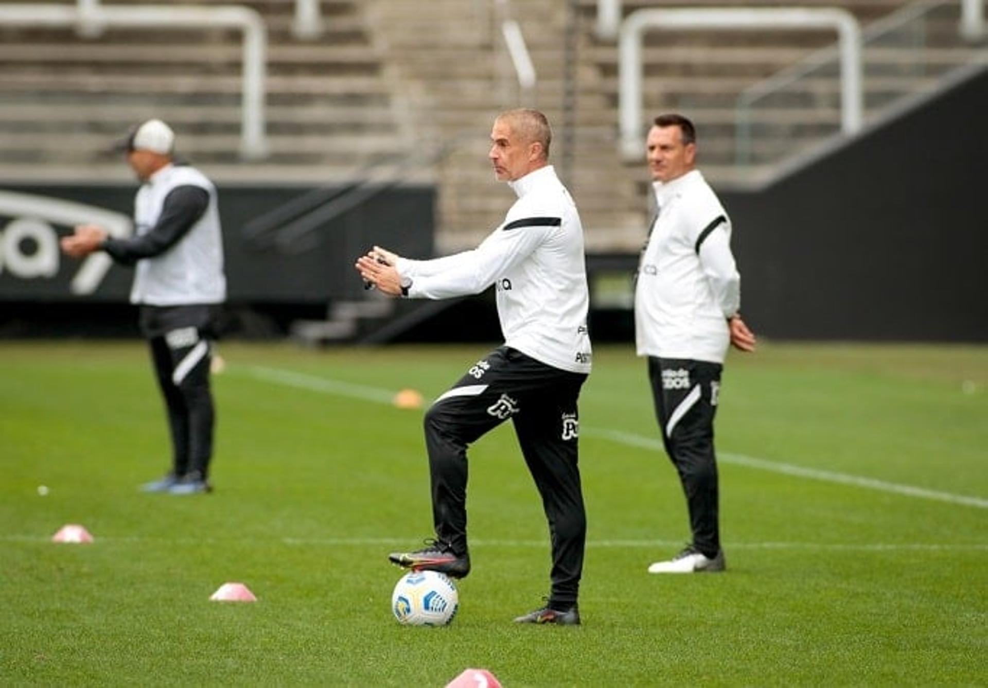 Sylvinho - Treino Corinthians