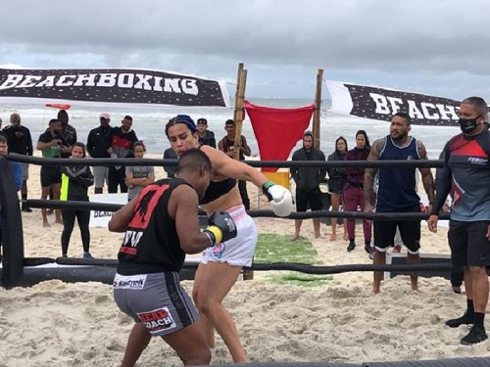 Retorno do Beachboxing aconteceu na praia da Barra (Foto: Fabio Mussel Martins)