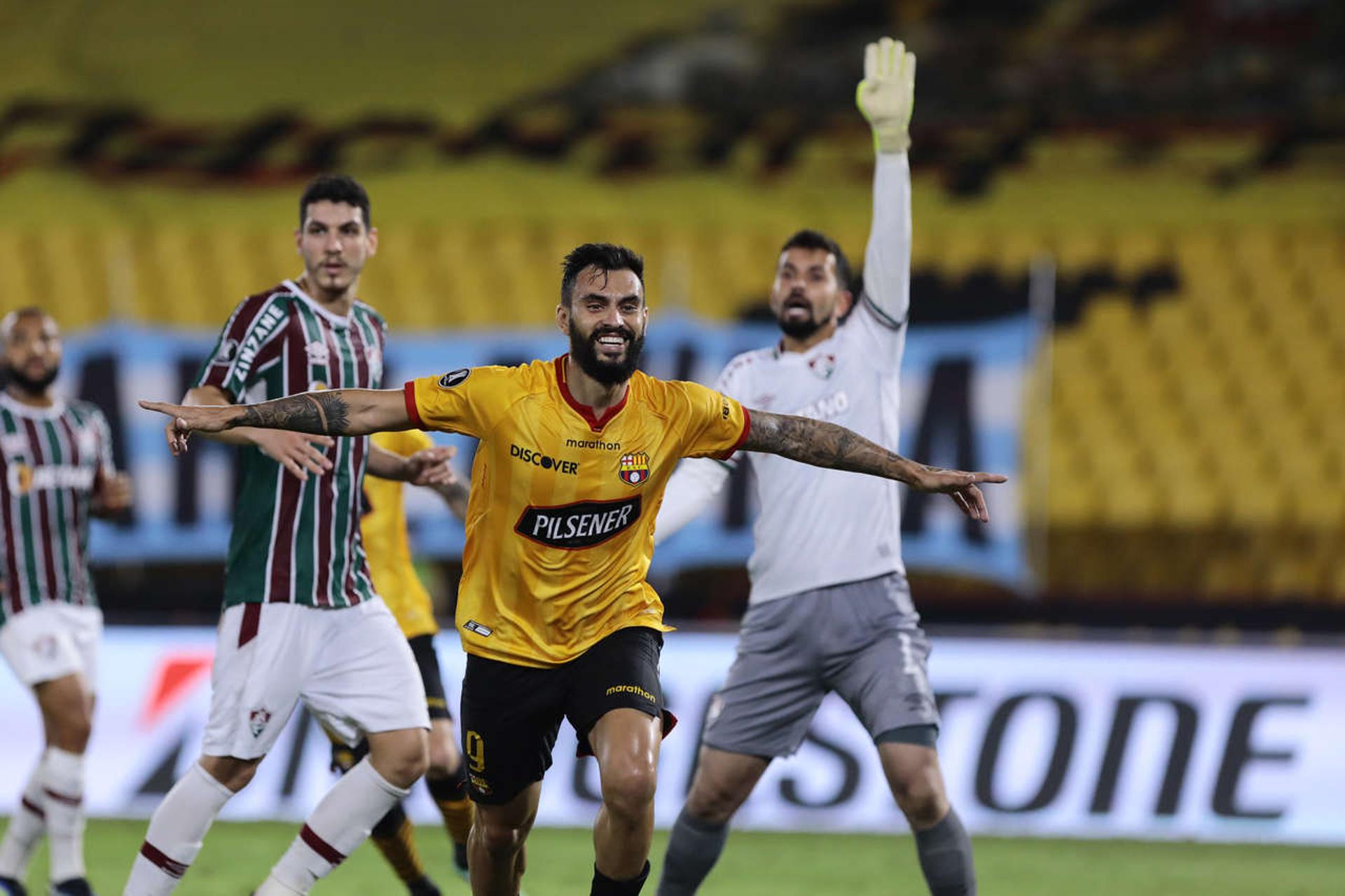 Barcelona de Guayaquil x Fluminense - Marcos Felipe e Nino