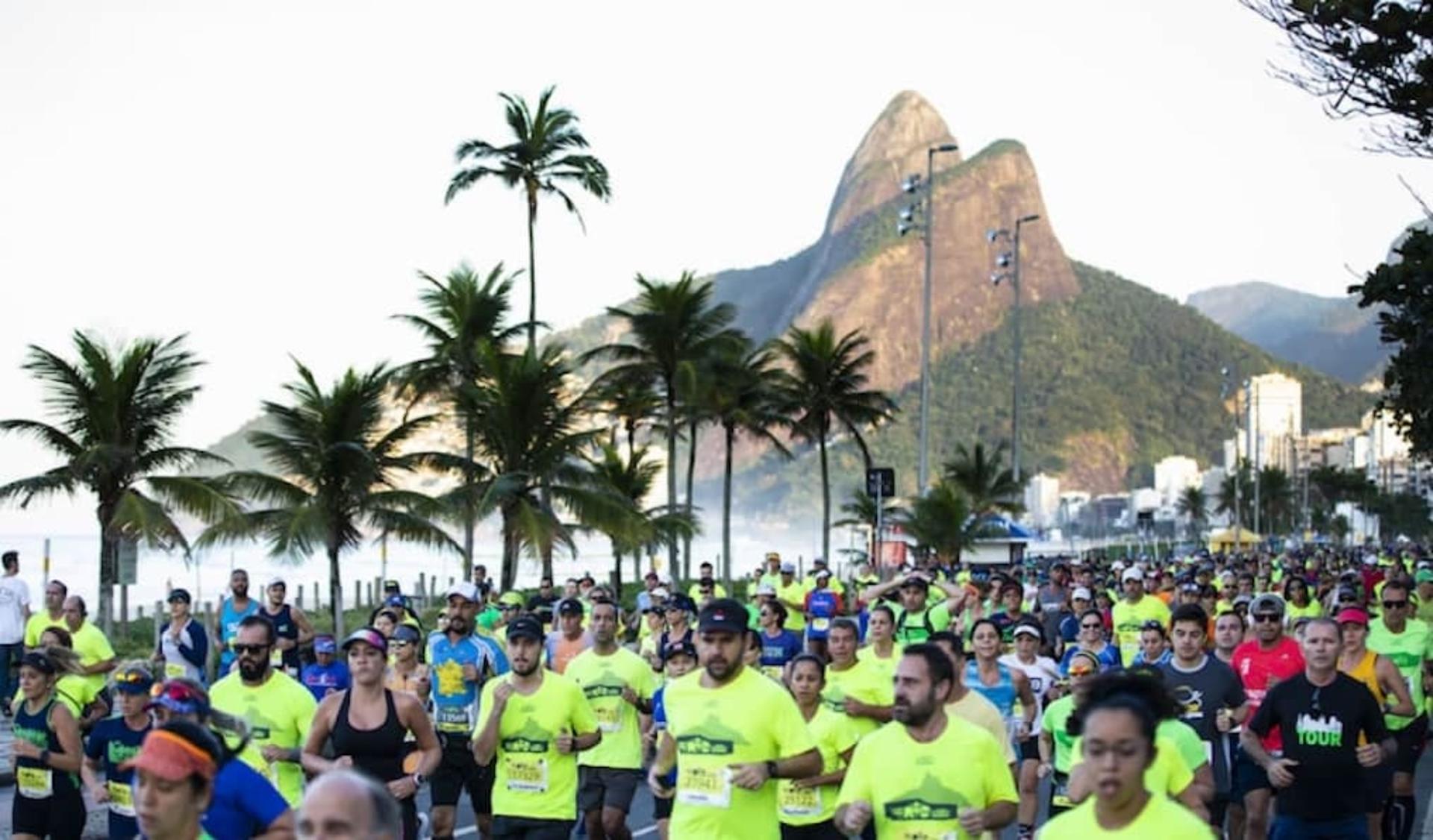 Maratona do Rio 2021 vai acontecer entre os dias 12 e 15 de novembro, com provas de 5km, 10km, 21km, 42km e 63km. (Divulgação)