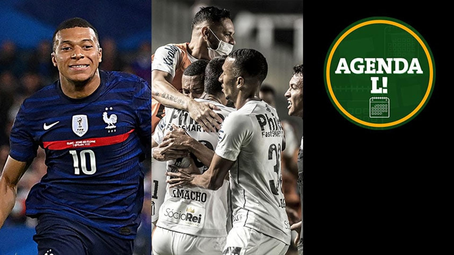 Agenda do Dia - França e Santos