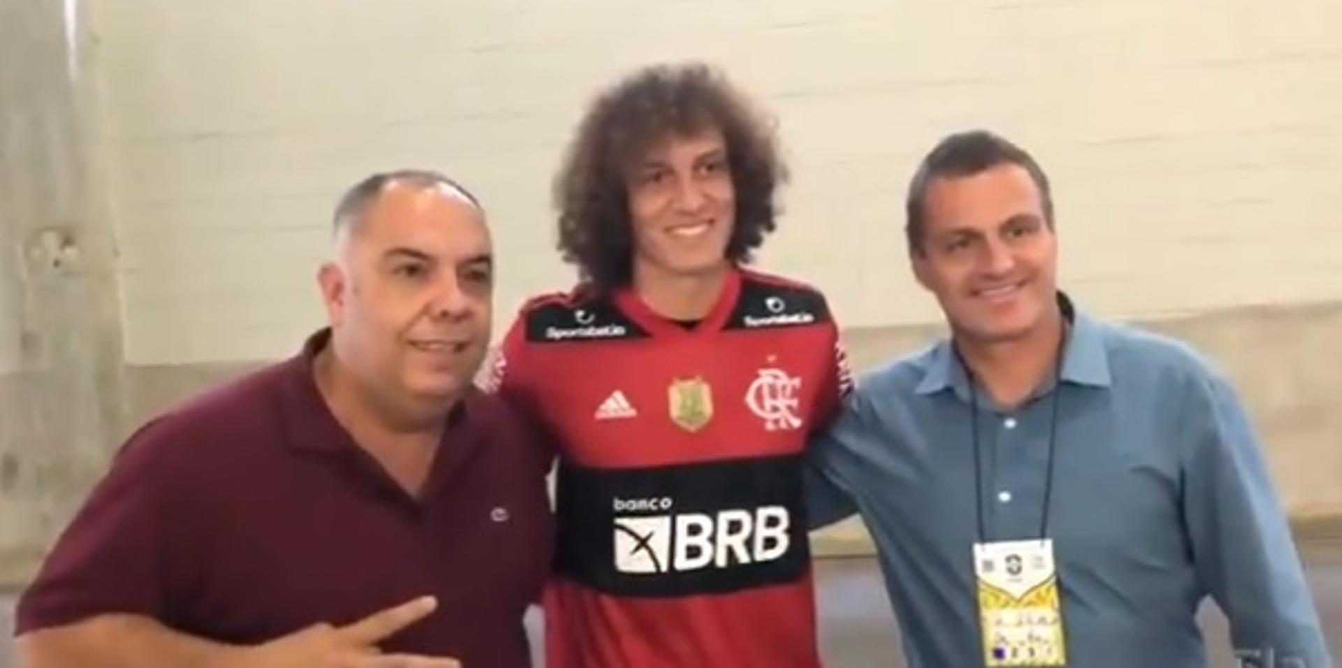 David Luiz no Allianz