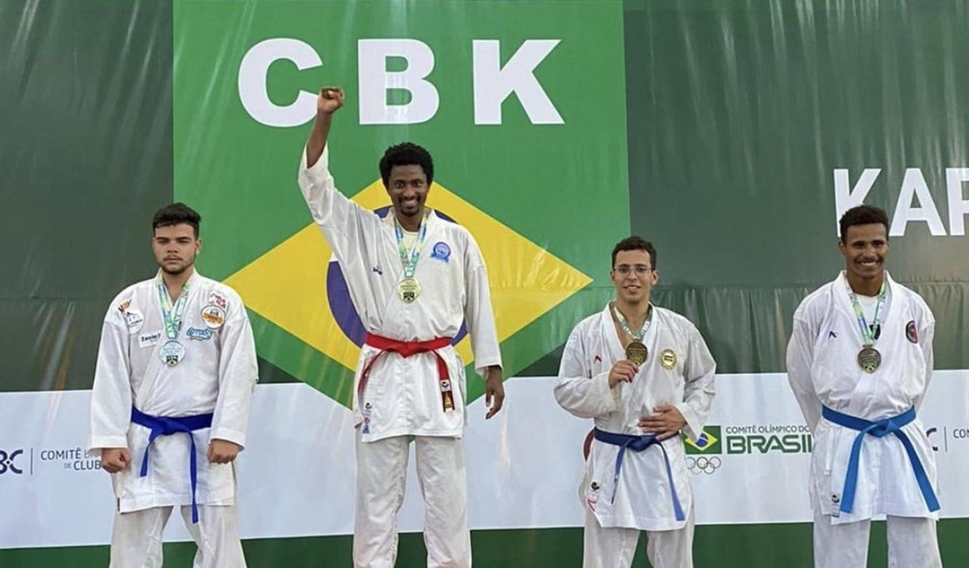 Diego Moraes, repórter Globo, campeão brasileiro de Karatê