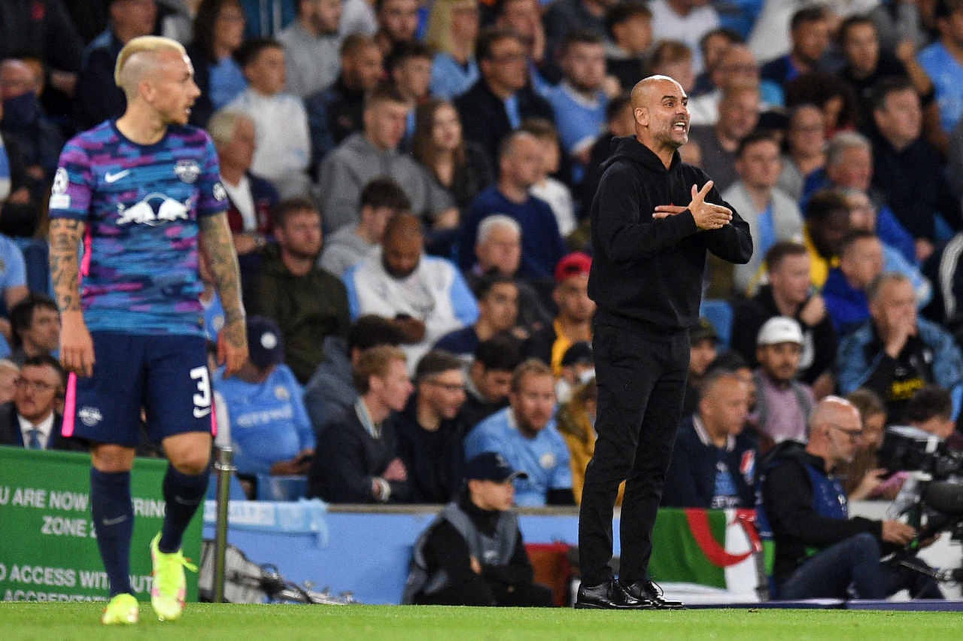 Manchester City x RB Leipzig - Pep Guardiola