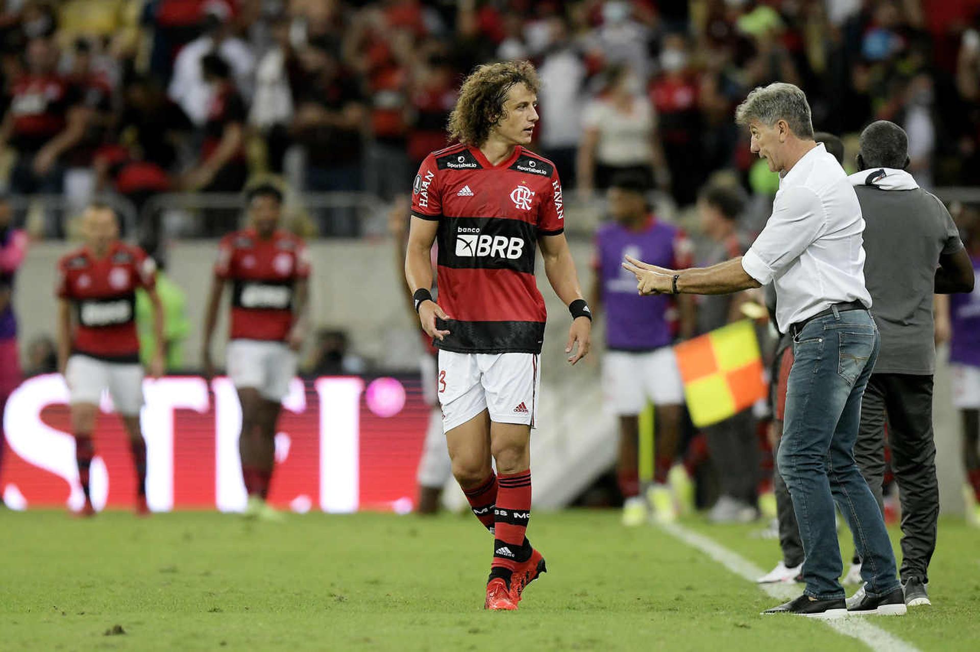 David Luiz e Renato - Flamengo x Barcelona