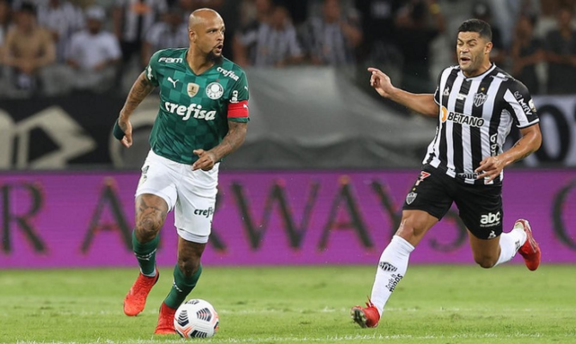 Atlético-MG x Palmeiras - Felipe Melo e Hulk