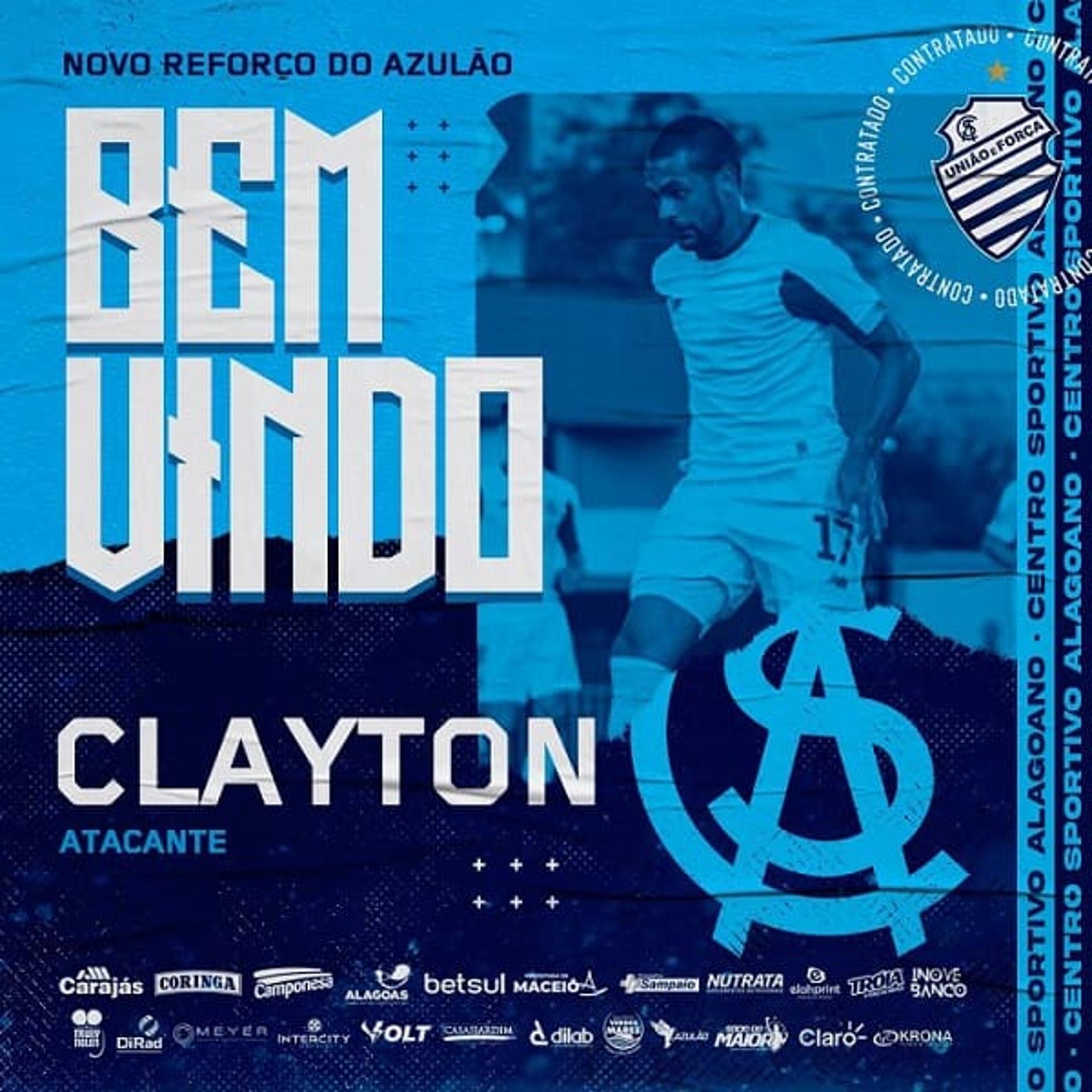 Clayton anunciado pelo CSA