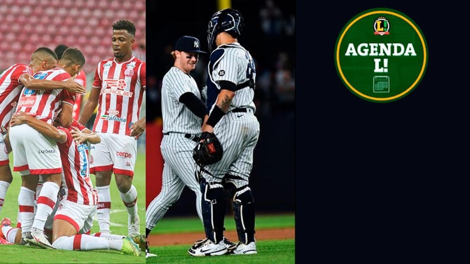 Náutico na Série B e New York Yankees na MLB,