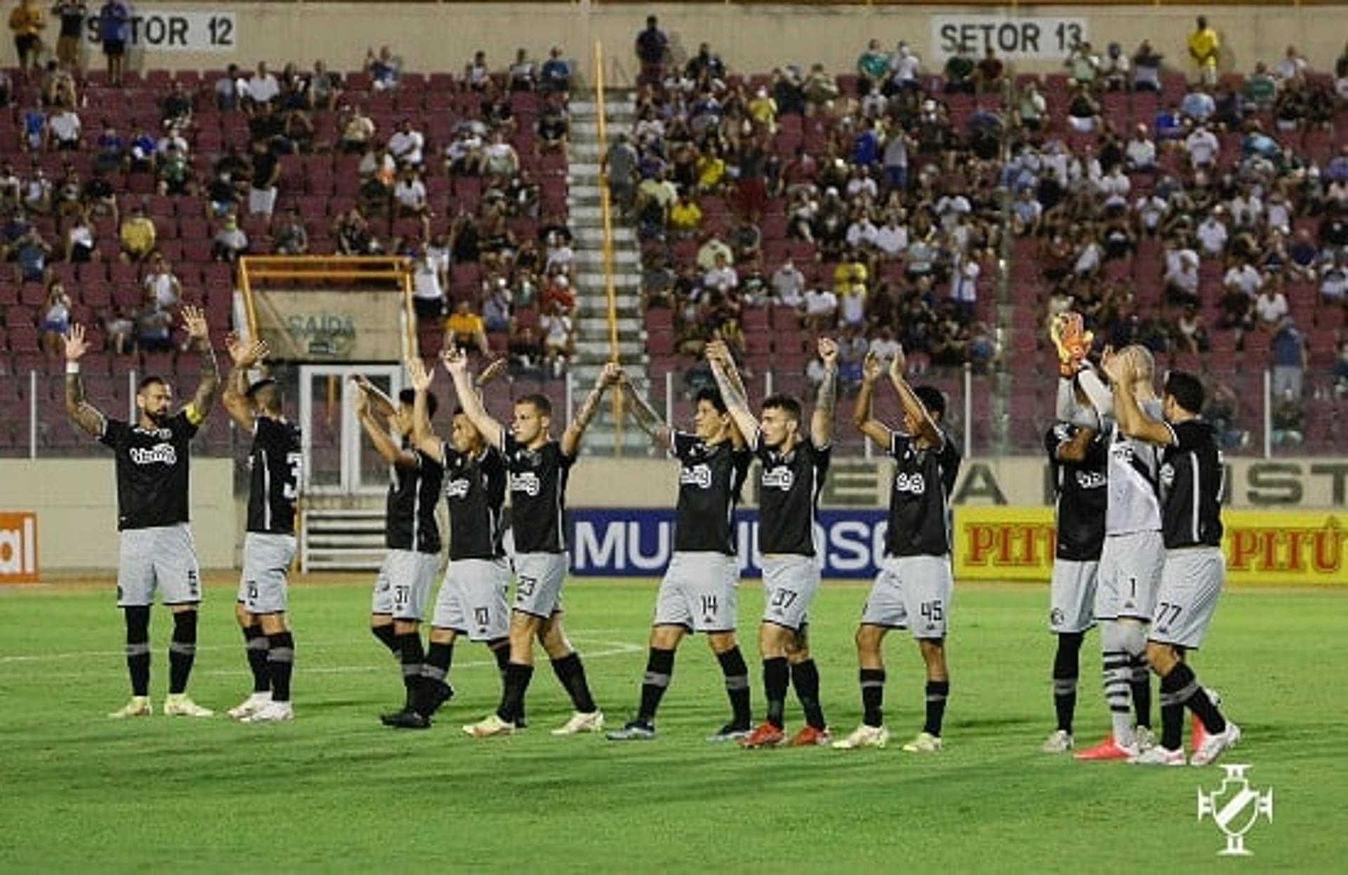 Confiança x Vasco - elenco do Vasco