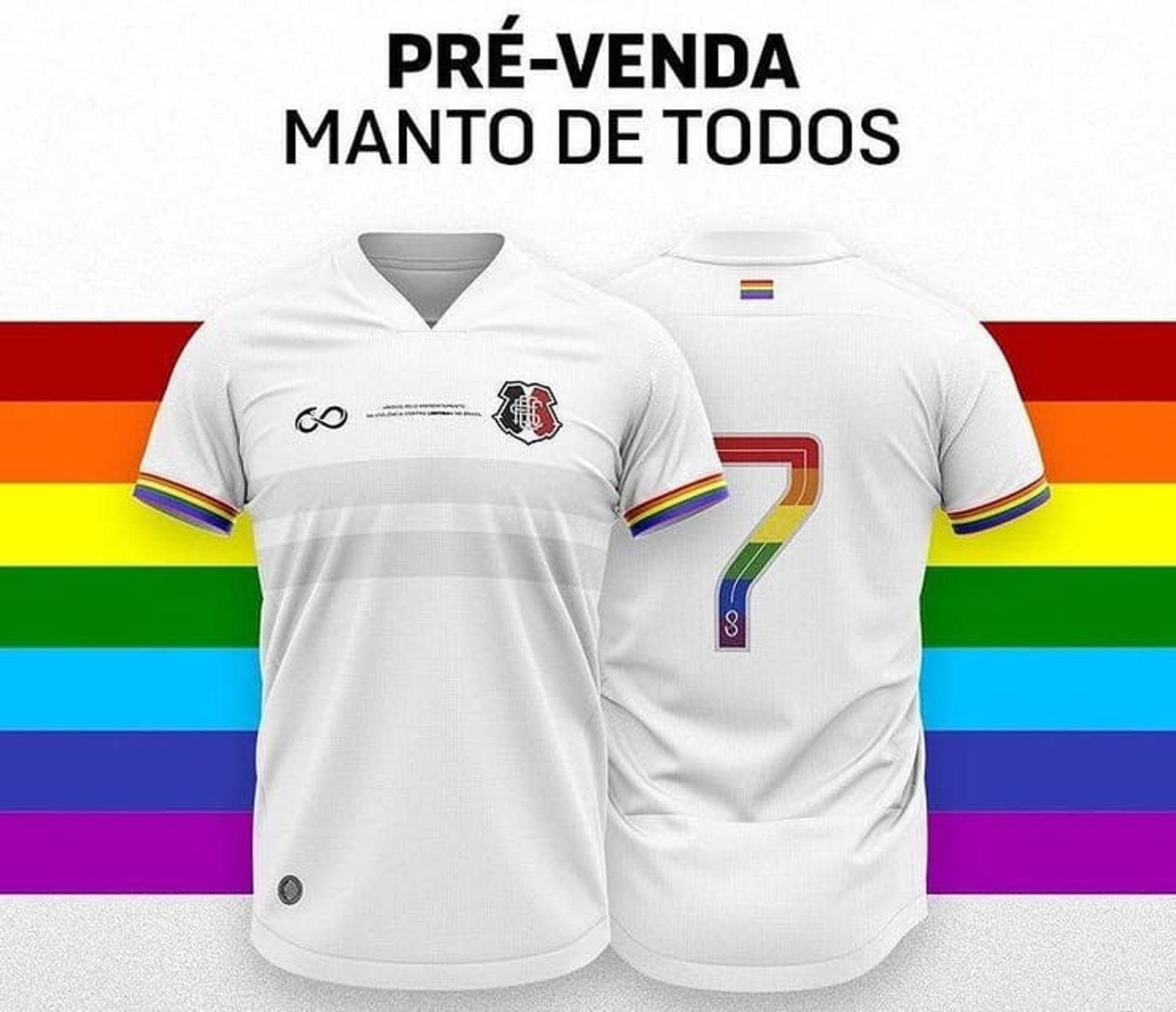 Novo modelo da camisa de Fut 7 do Santa Cruz