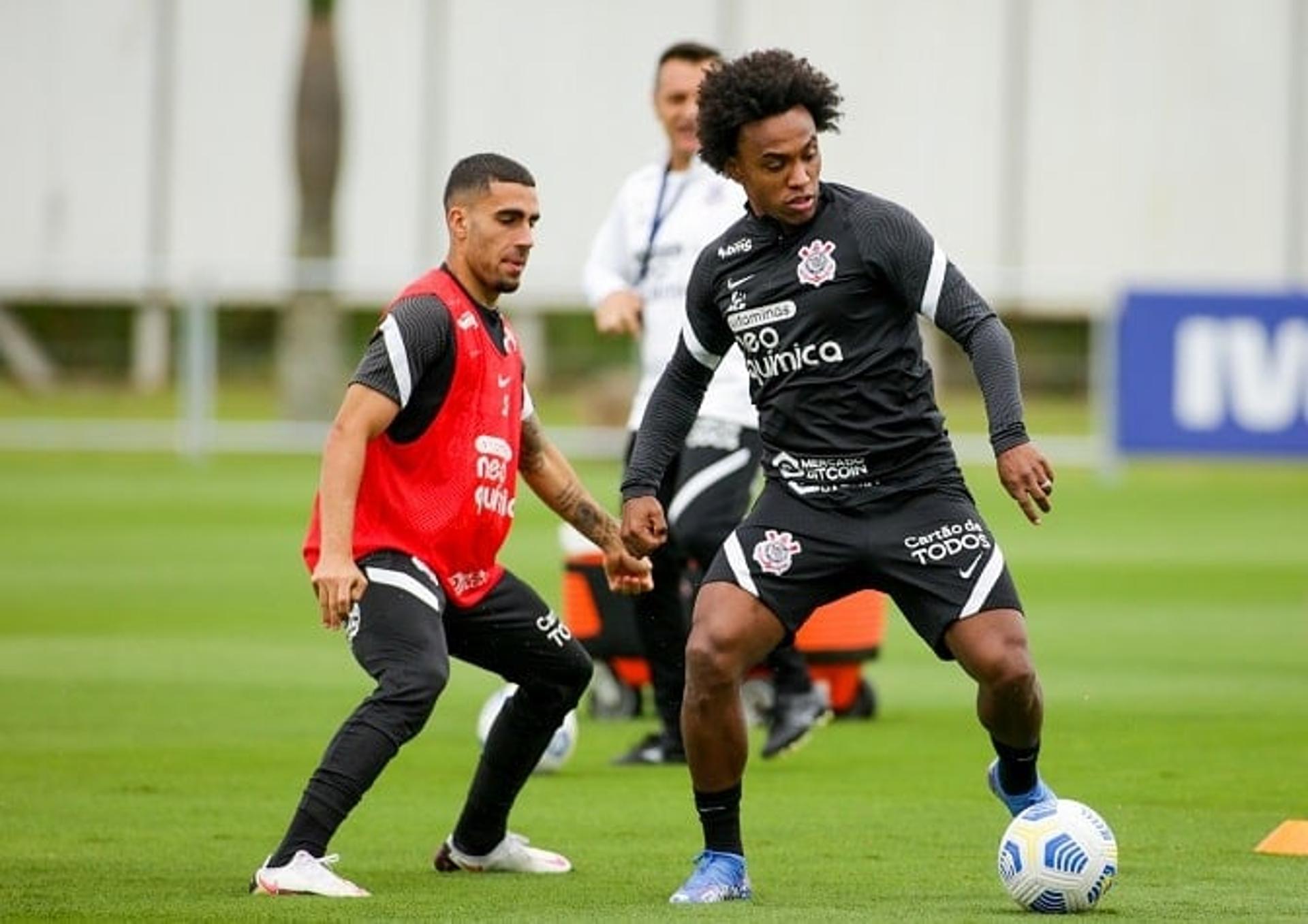 Willian - Treino Corinthians