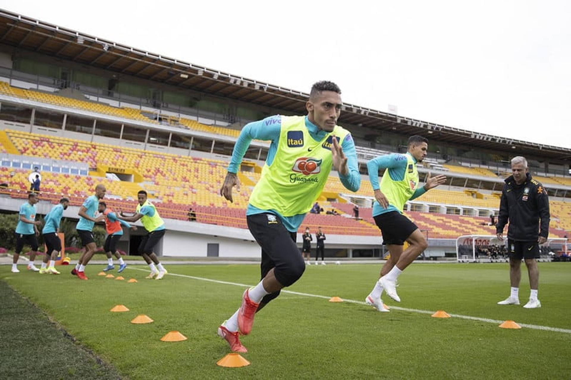 Treino da Seleção - Raphinha