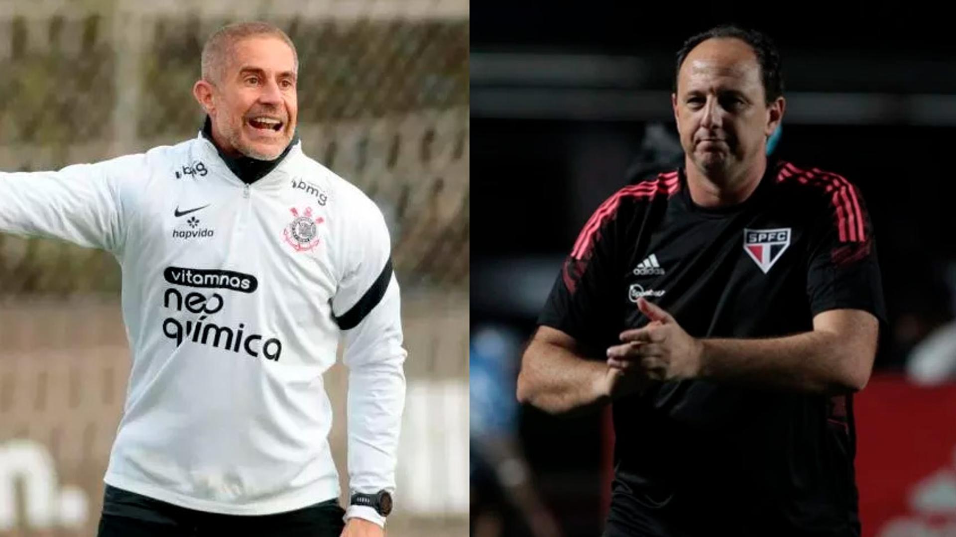 Sylvinho no Corinthians e Rogério Ceni no São Paulo.