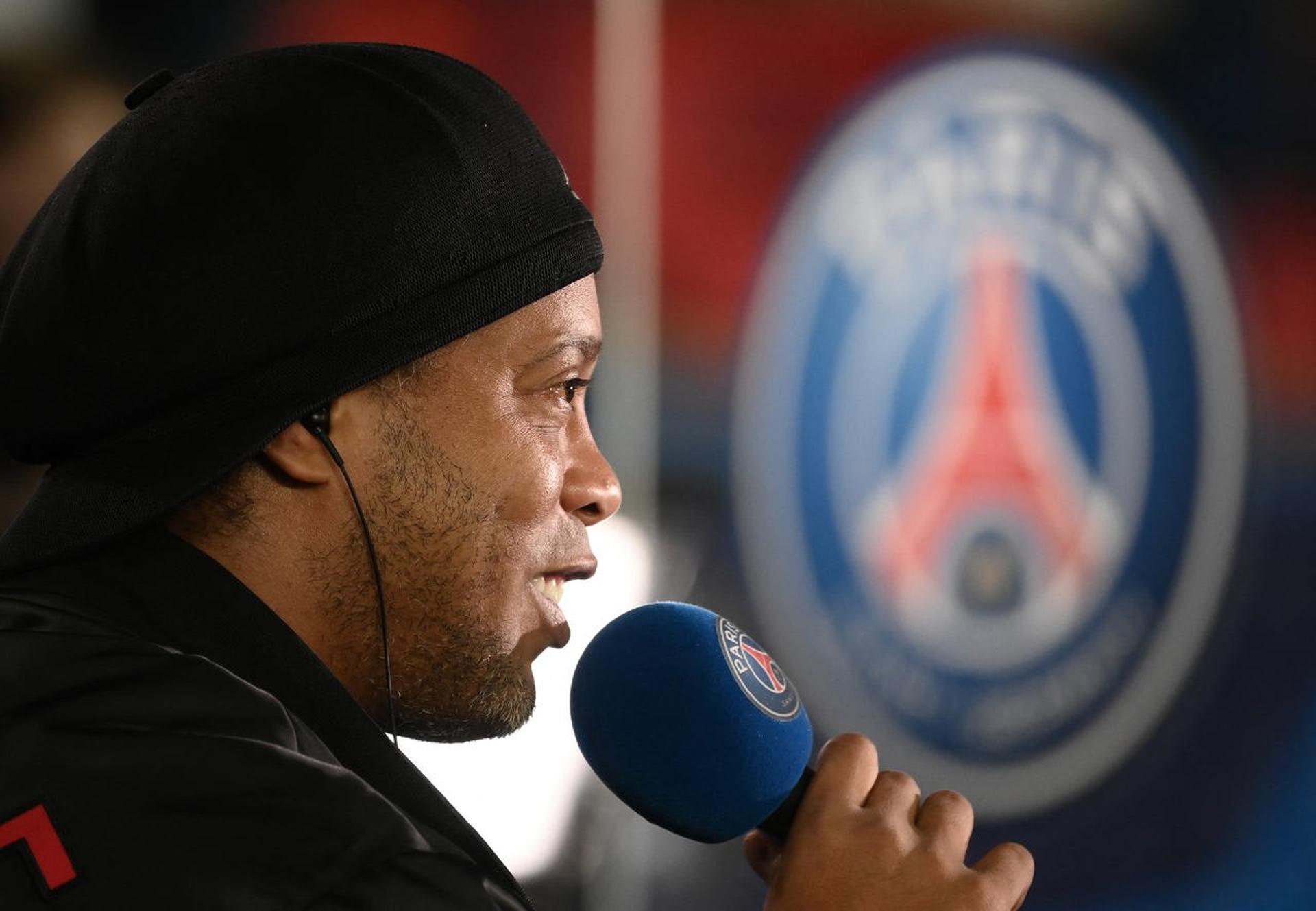 Ronaldinho Gaúcho no Parque dos Príncipes, estádio do PSG