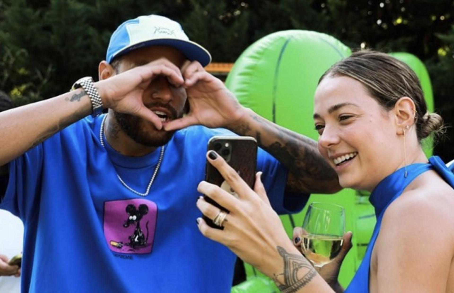 Neymar e Carol Dantas, mãe de Davi Lucca