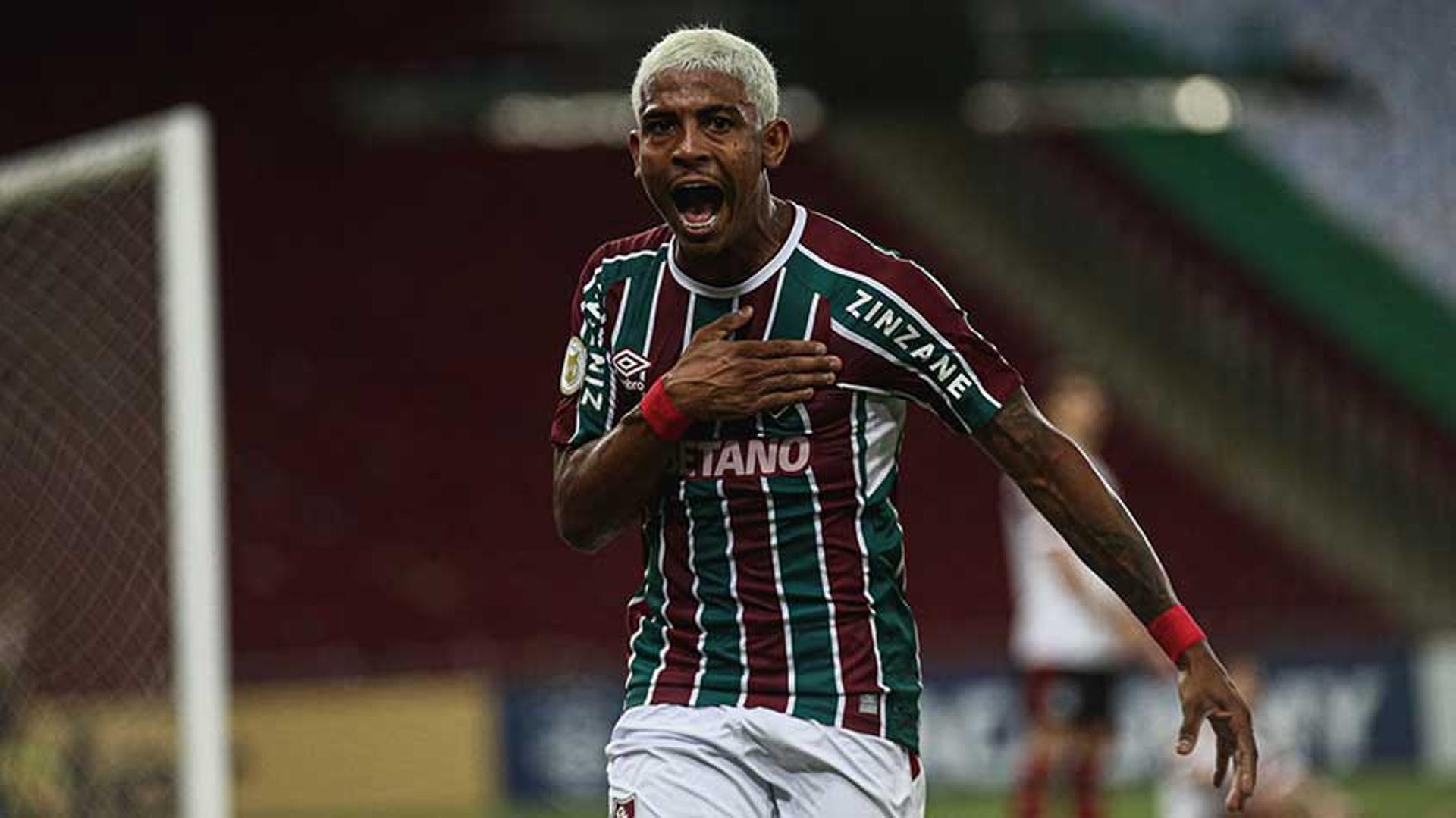 Fluminense x Flamengo - Comemoração John Kenedy