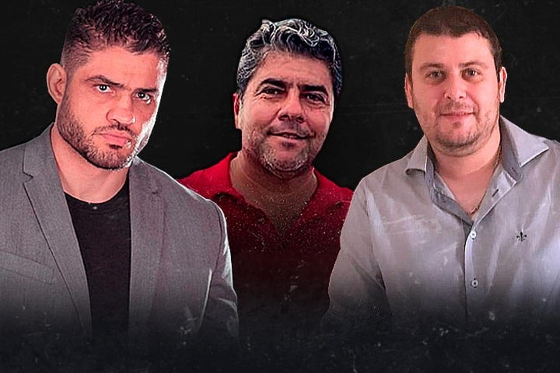 Rick Moreira, Alexandre Santos e Marcelo Oliveira são os idealizadores da Team GOAT Management