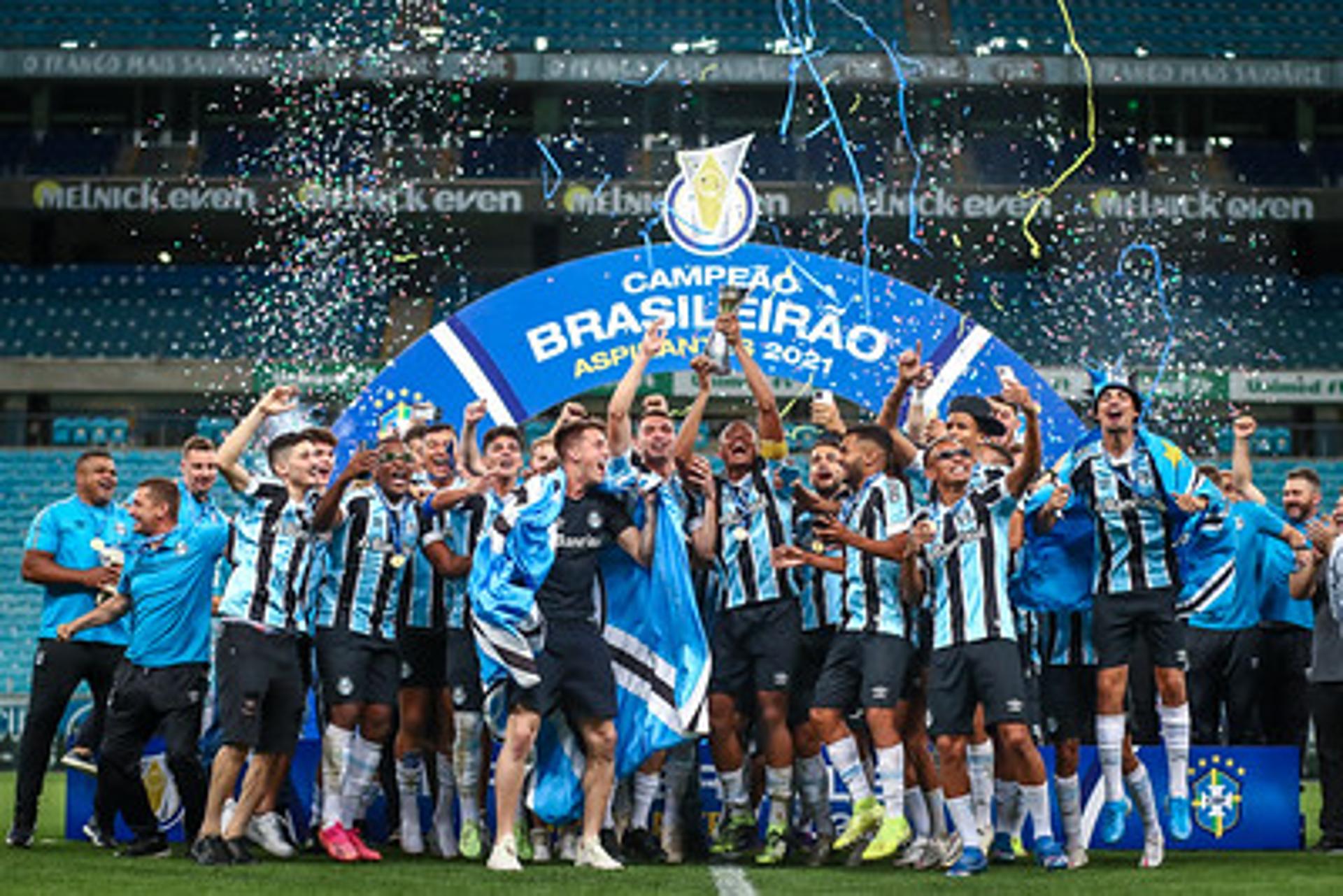 Grêmio campeão do Brasileirão de Aspirantes 2021