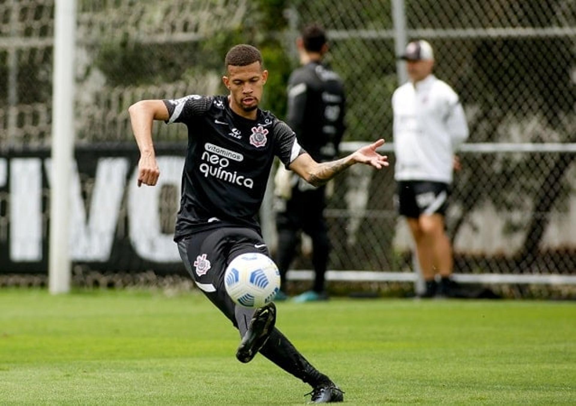 João Victor - treino do Corinthians