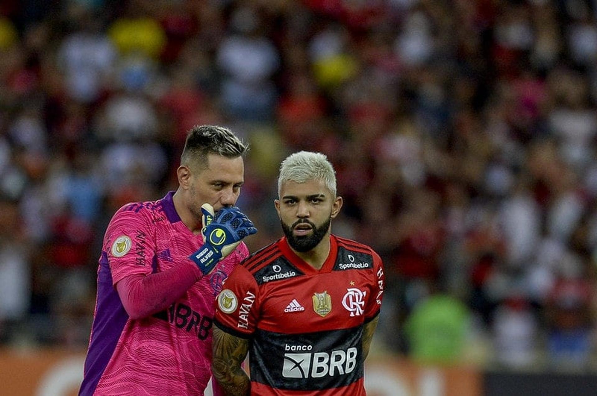 Diego Alves e Gabigol