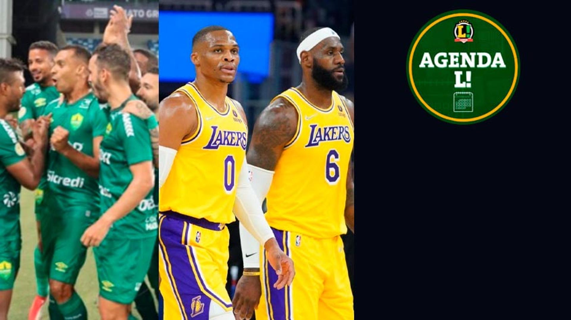 Cuiabá no Brasileirão de 2021 e uma do Lakers na NBA 2021