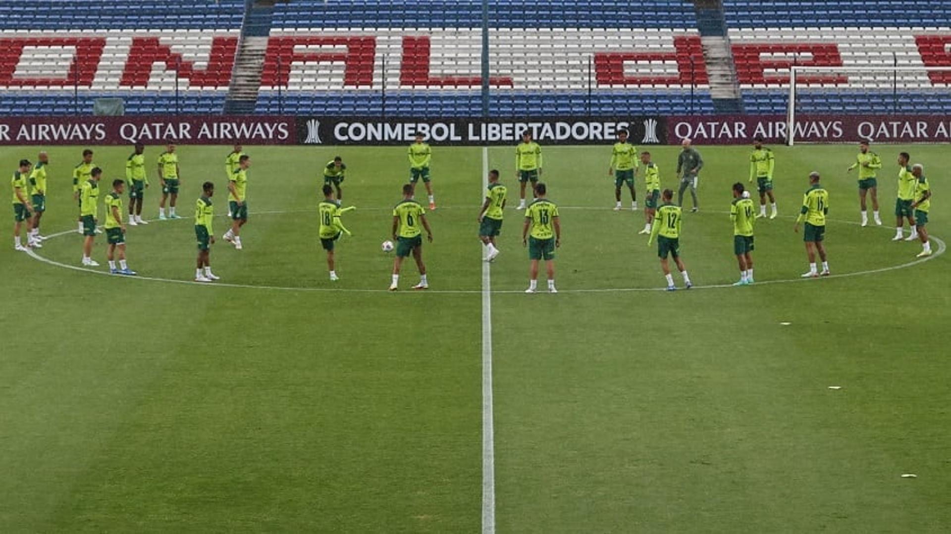 Treino Palmeiras Uruguai