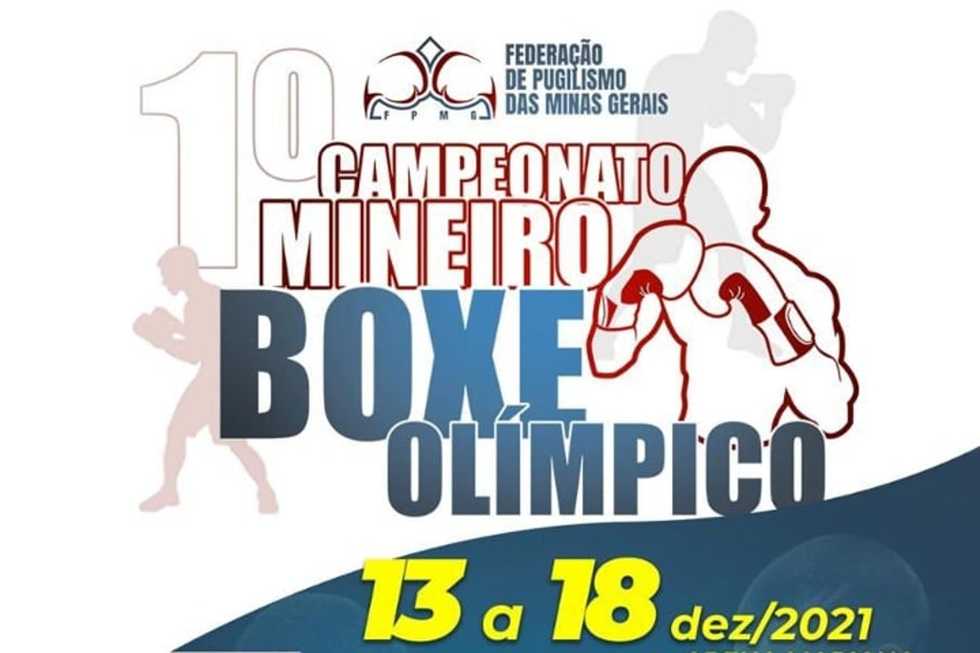 A Federação de Pugilismo das Minas Gerais (FPMG) vai promover, de 13 a 18 de dezembro, na cidade de Mariana, o 1º Campeonato Mineiro de Boxe Olímpico