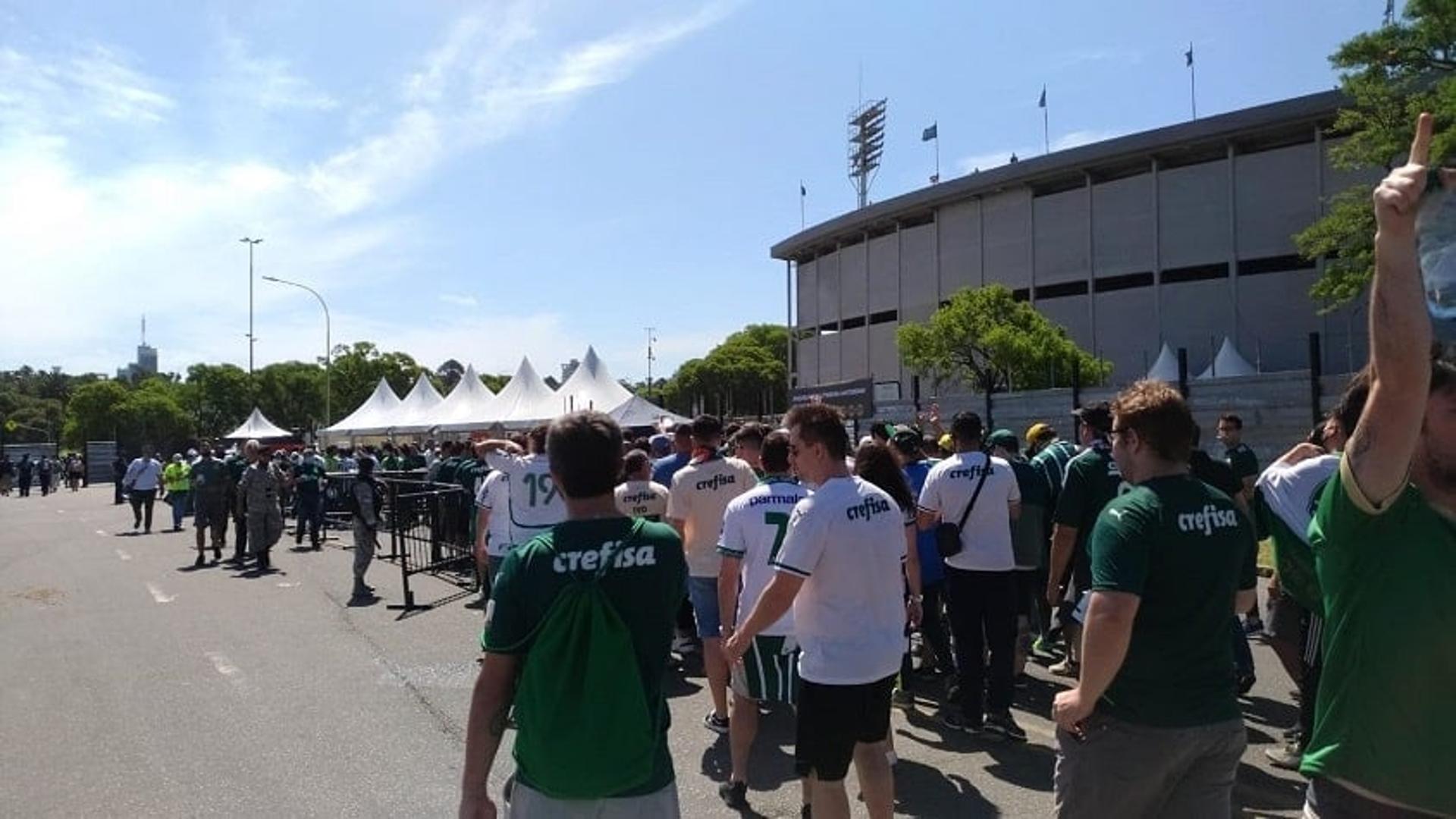 Torcida Palmeiras Entrada Centenário