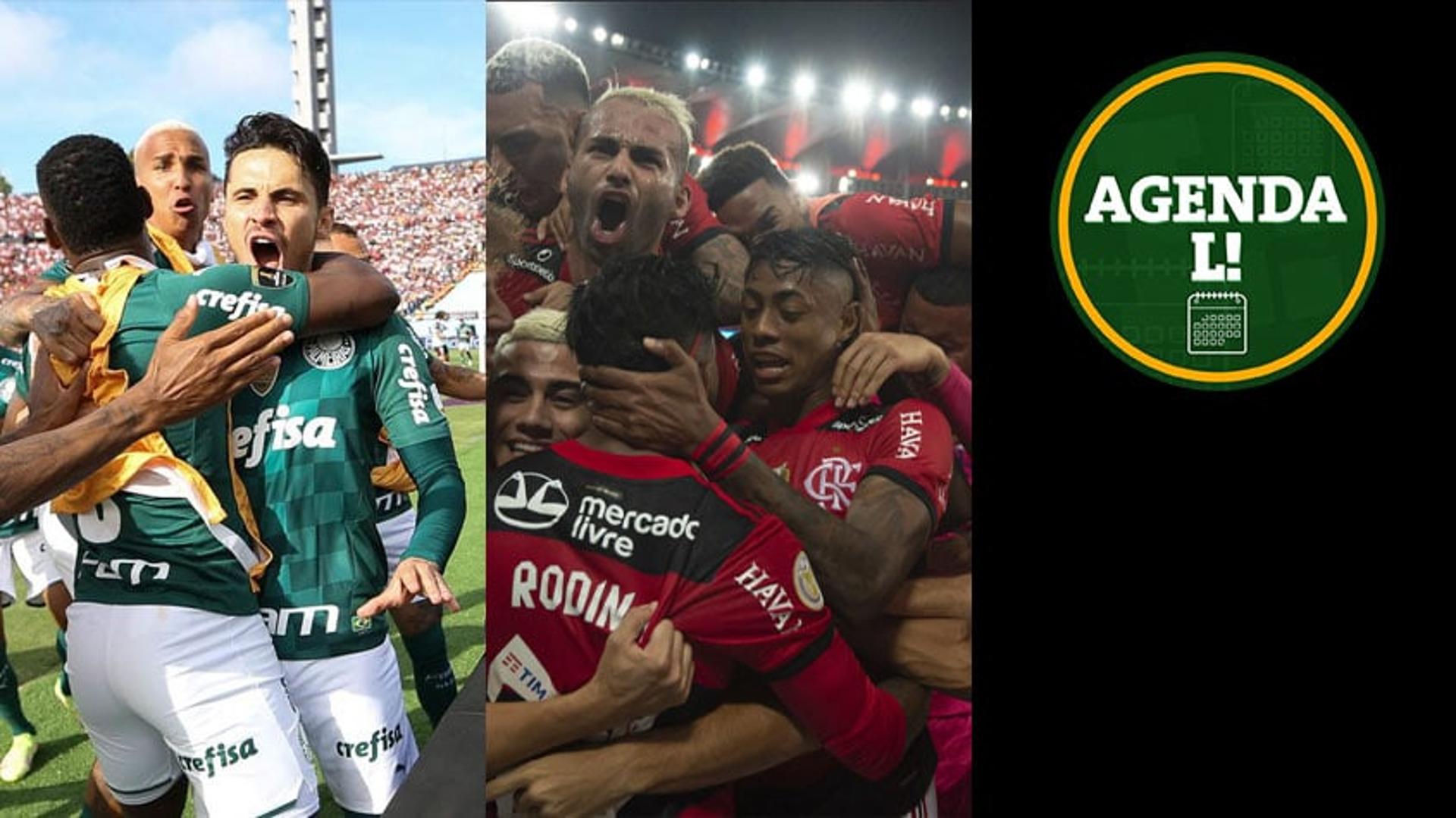 Agenda do Dia - Palmeiras e Flamengo