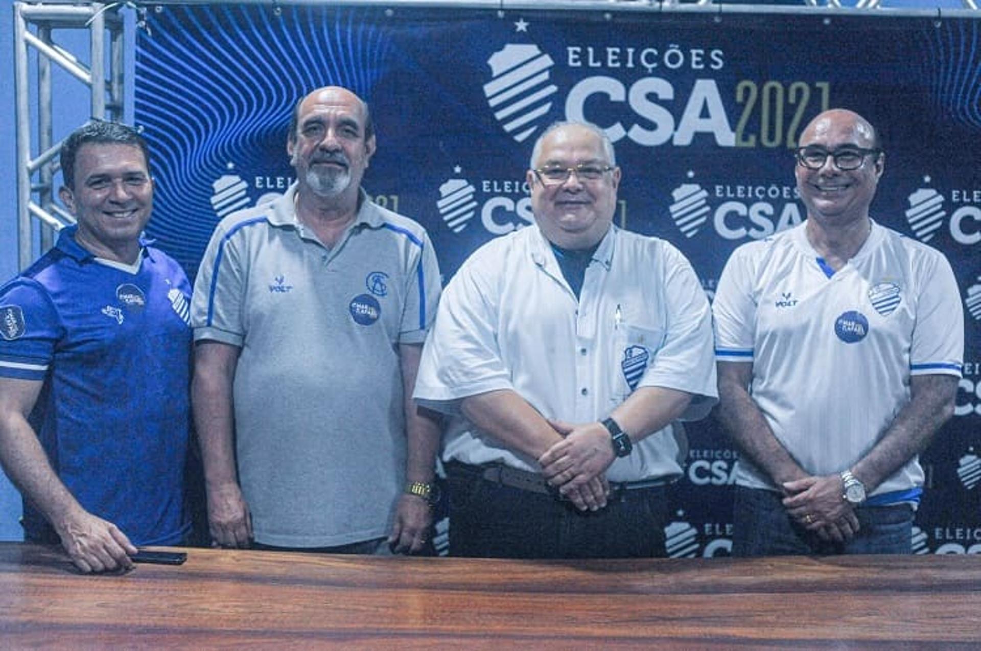 (Esq. a dir.) Gilson Romeiro, Lumário Rodrigues, Omar Coêlho e Walmar Peixoto