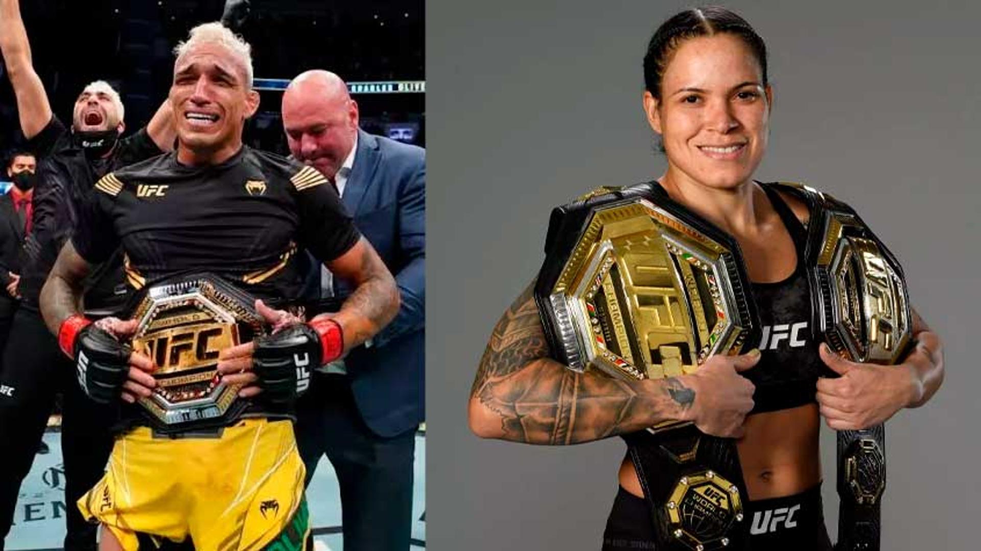 Charles Do Bronx e Amanda Nunes