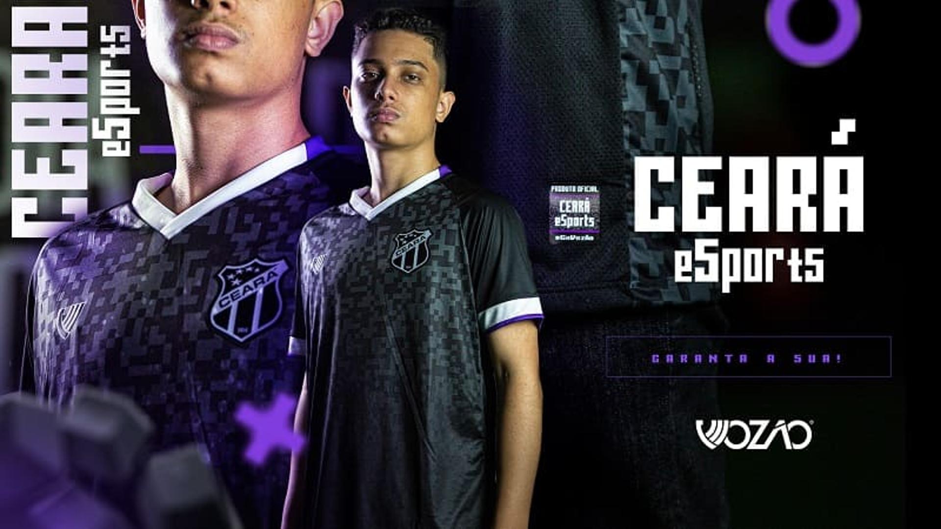 Camiseta da linha eSports do Ceará