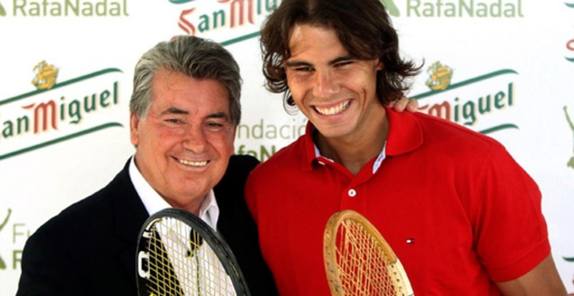 Manolo Santana e Rafael Nadal