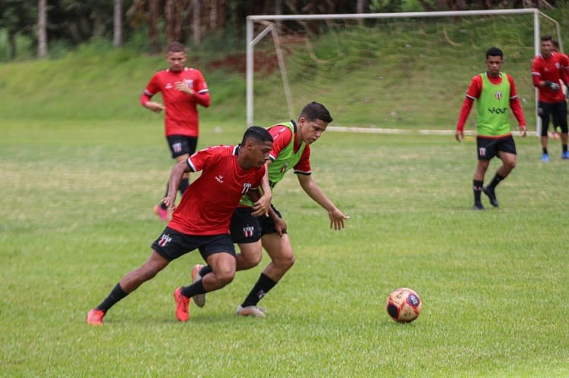 Treino do Botafogo-SP