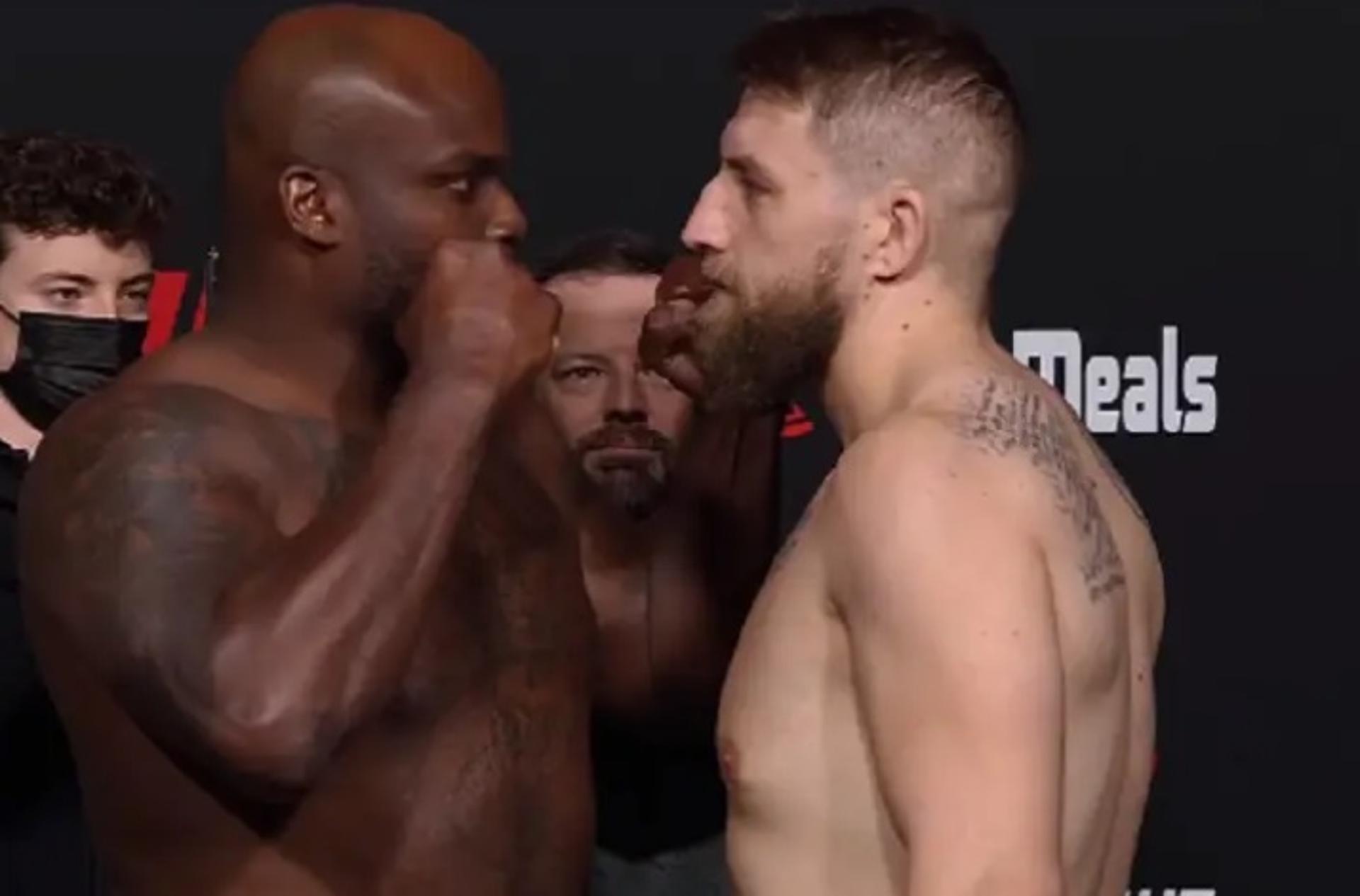 Derrick Lewis e Chris Daukaus vão fazer a luta principal do UFC Vegas 45, neste sábado (Foto: Reprodução/UFC/YouTube)