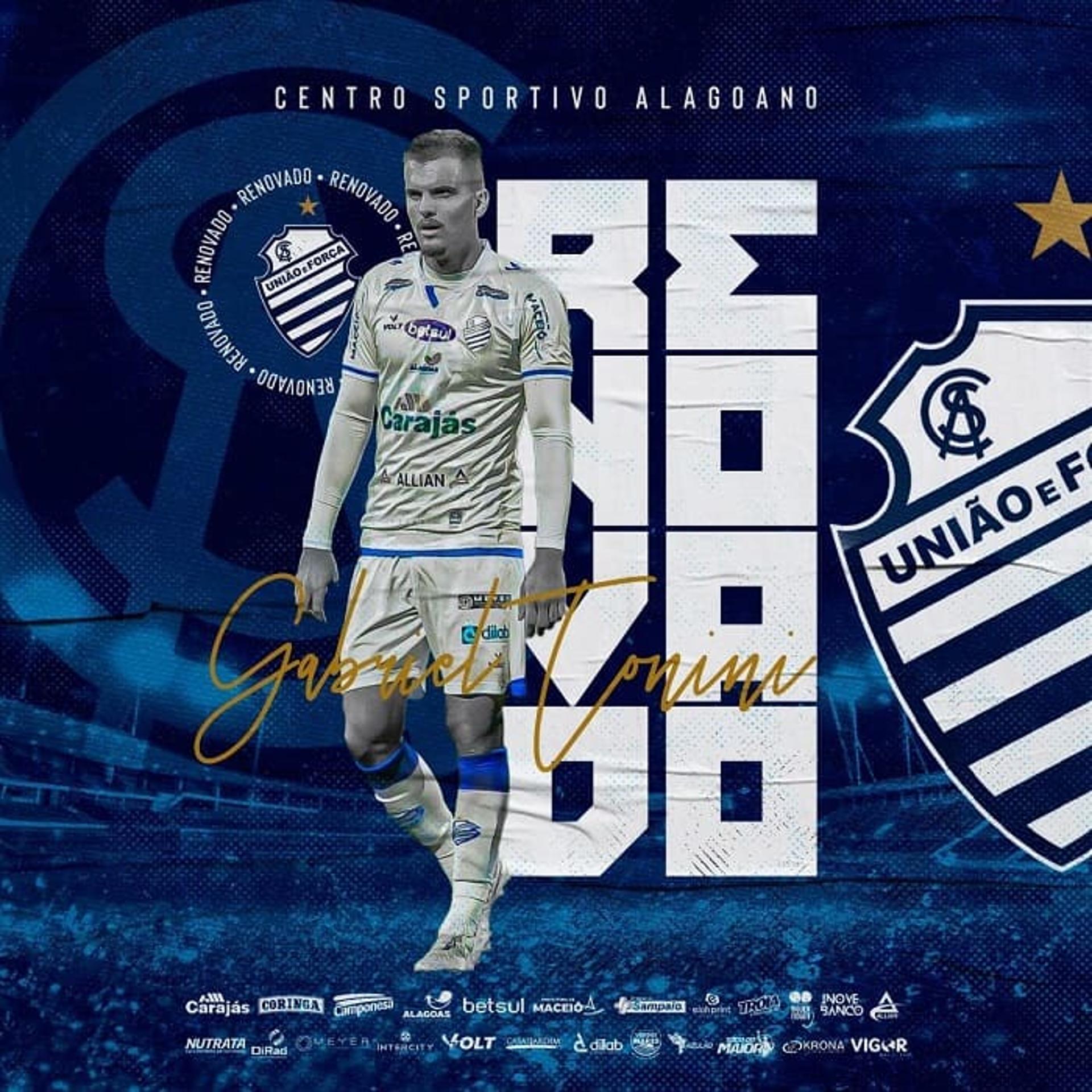 Gabriel Tonini renova com o Azulão