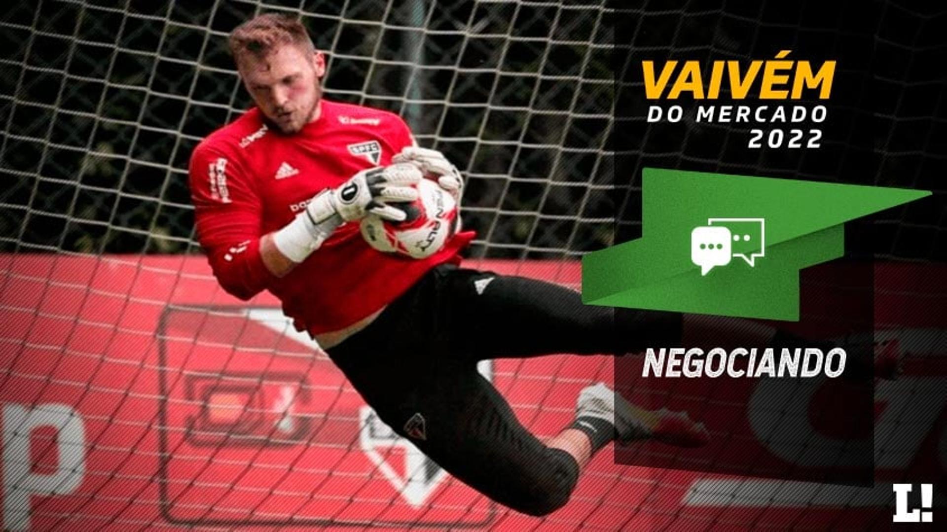 Lucas Perri negociando saída do São Paulo