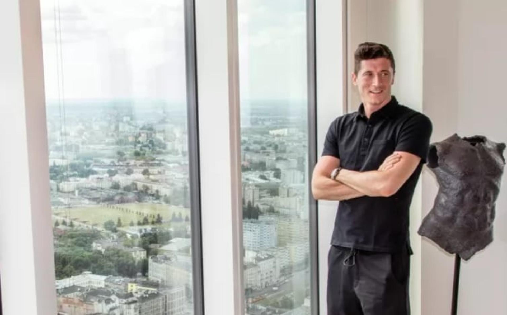 Lewandowski  em casa