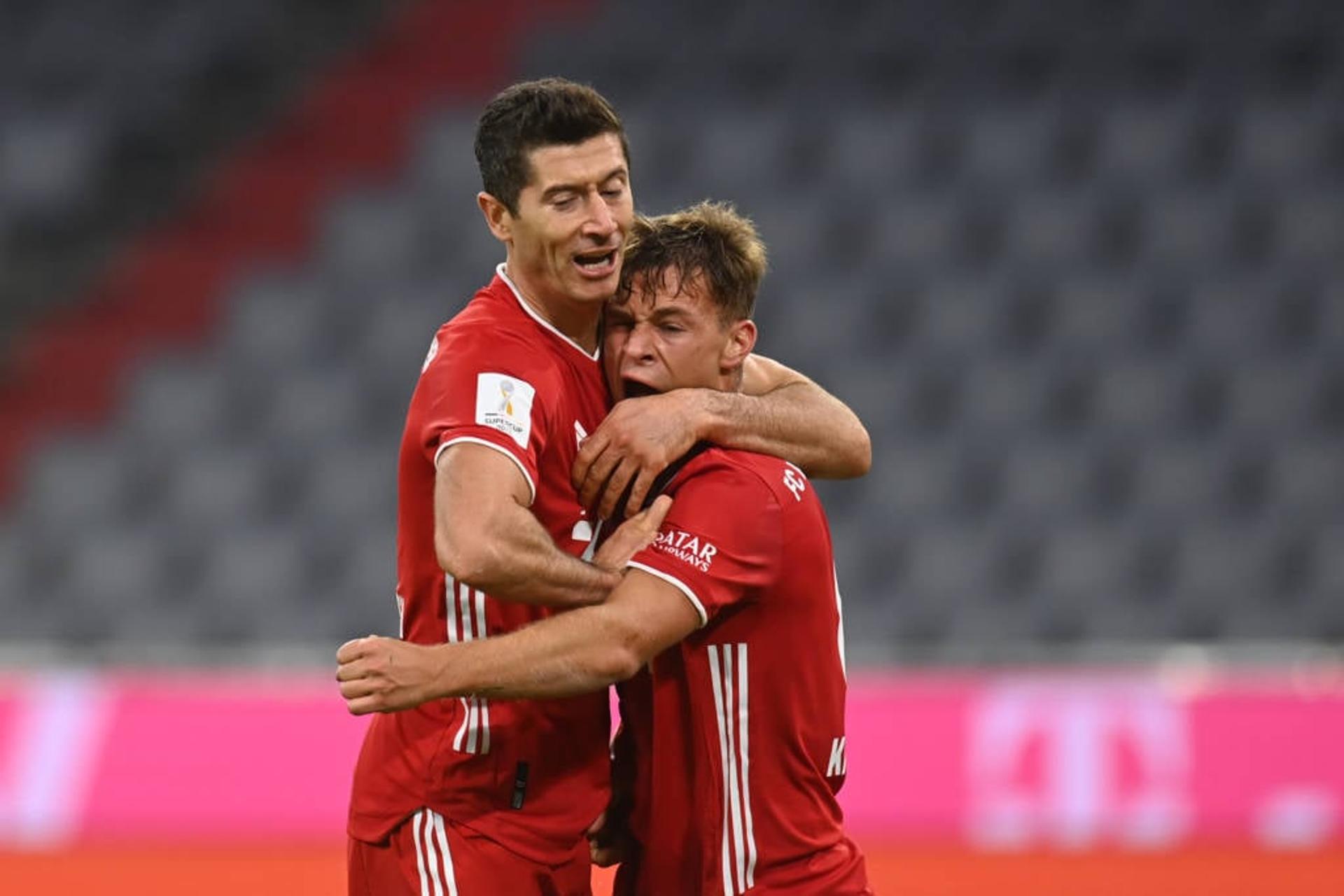 Robert Lewandowski e Joshua Kimmich - Bayern de Munique