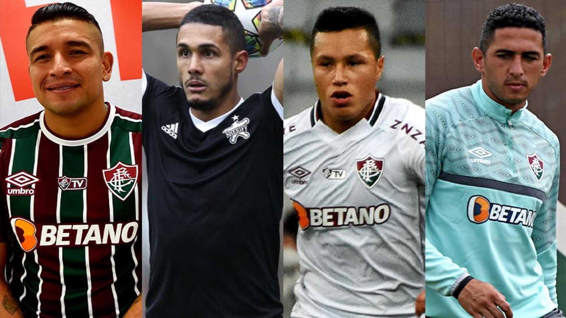 Montagem - Laterais Esquerdos Fluminense