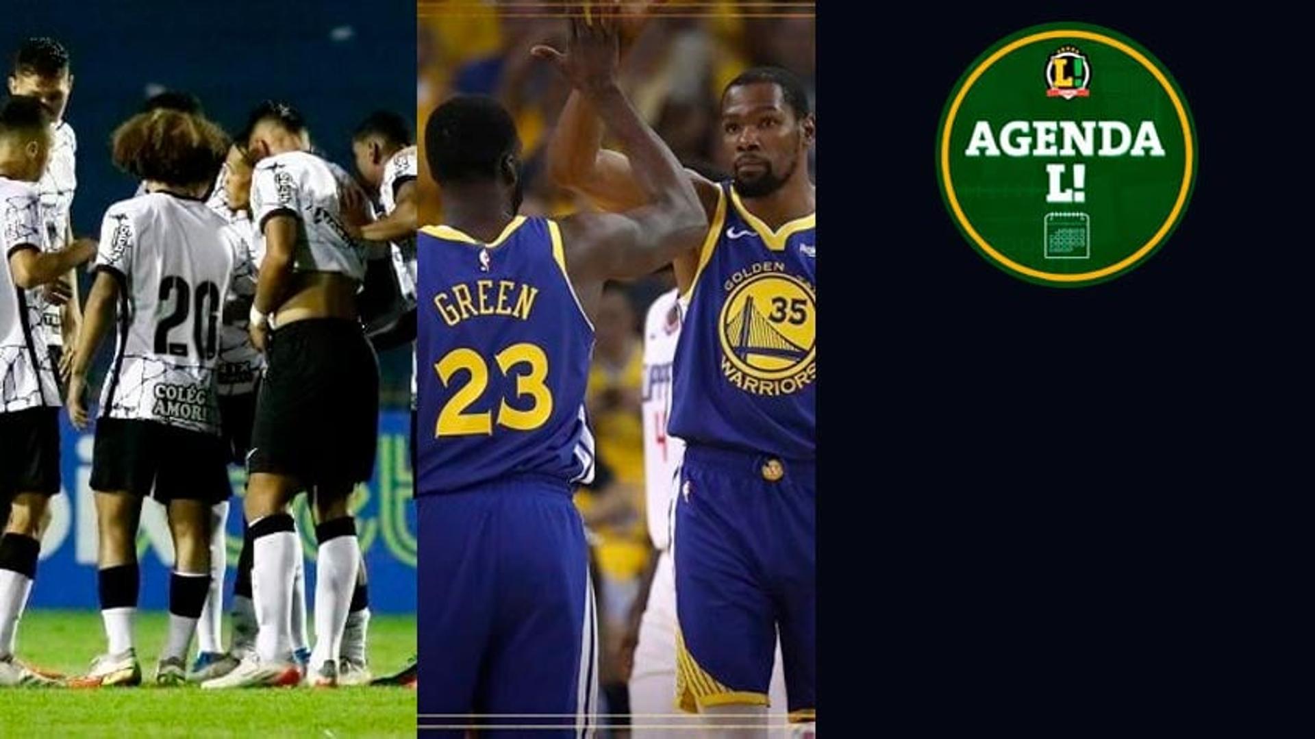 Corinthians na Copinha e uma dos Warriors na NBA