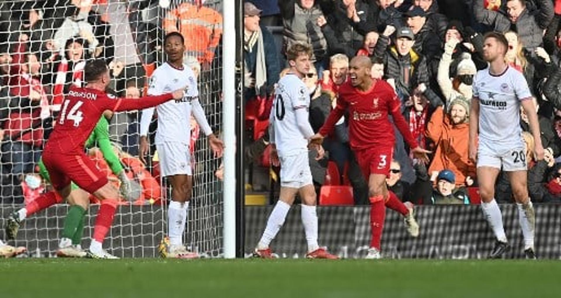 Liverpool x Brentford